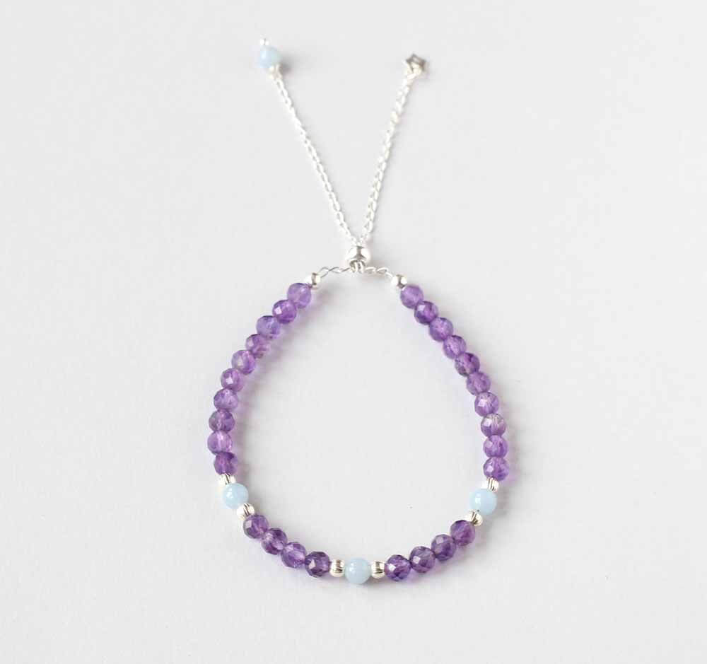 amethyst angelite bracelet Ireland