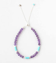amethyst turquoise bracelet