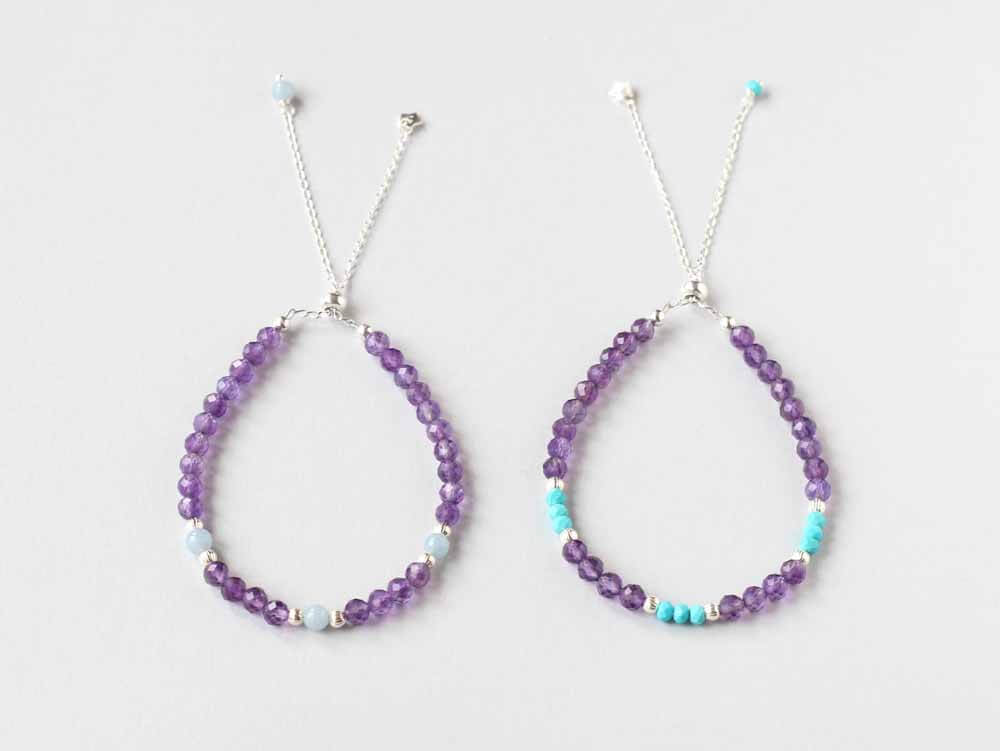 amethyst summer bracelets ILgemstones