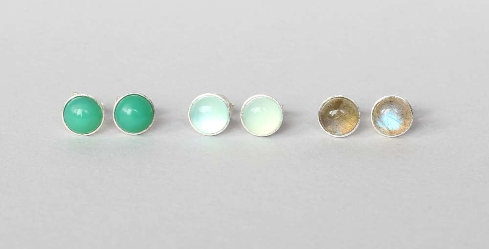 silver stud earrings Ireland