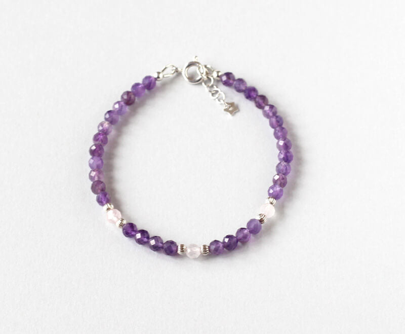 amethyst delicate bracelet Ireland