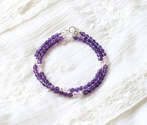 amethyst double bracelet Ireland