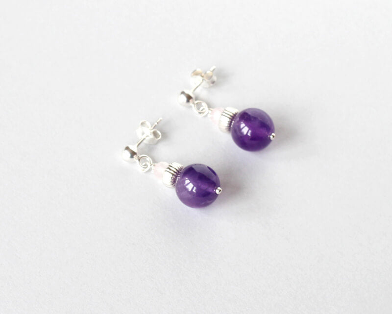 amethyst studs Ireland