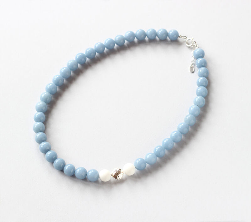 angelite tridacna necklace Ireland