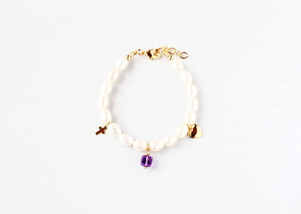 February Birthstone Bracelet
