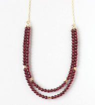 garnet necklace