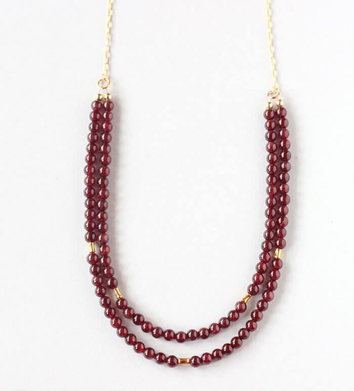garnet necklace