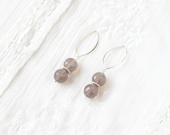 grey agate earrings Dublin