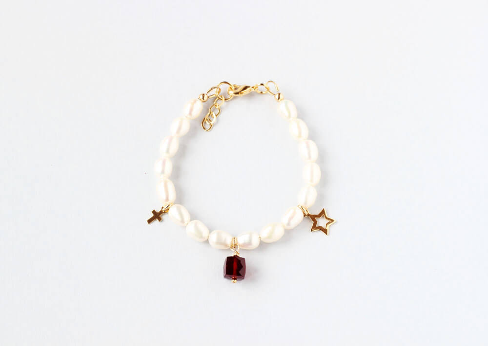 January Birthstone Bracelet
