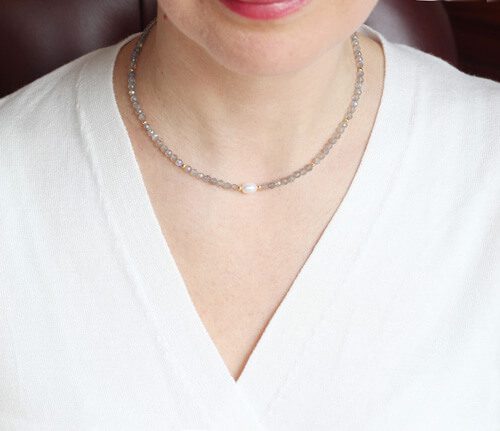 Labradorite Necklace model