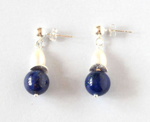 lapis lazuli studs ILgemstones