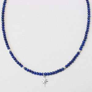 lapis lazuli silver necklace Ireland