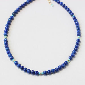 lapis lazuli turquoise necklace ILgemstones