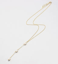 Pearl Gold Drop Necklace