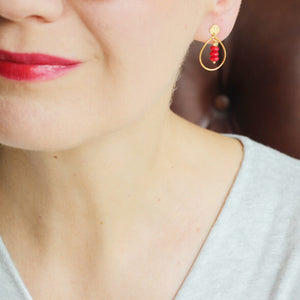 Red Coral Studs model