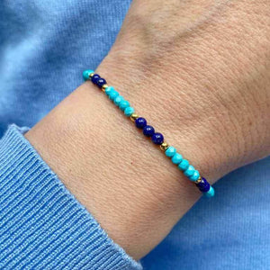 turquoise lapis lazuli bracelet model