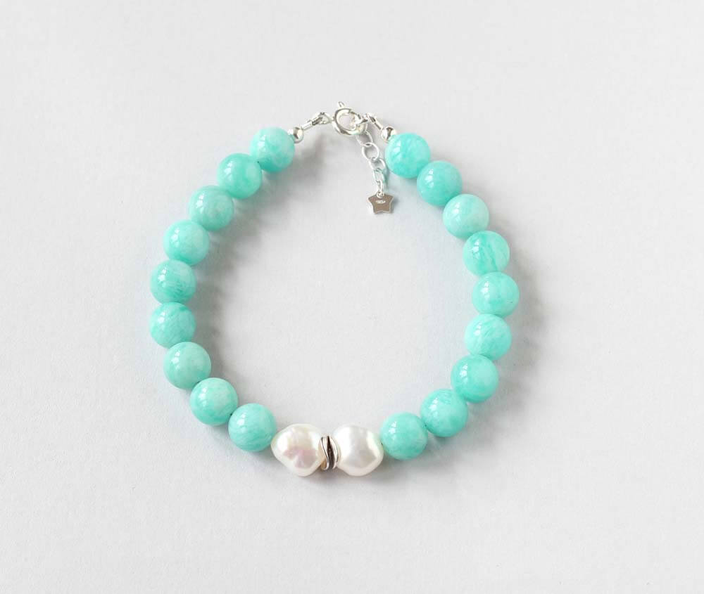 amazonite silver bracelet Ireland newest