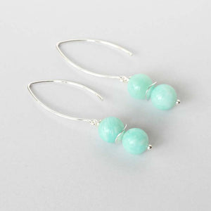 amazonite silver earrings Ireland new