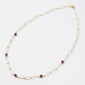 garnet necklace ILgemstones