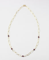 garnet necklace