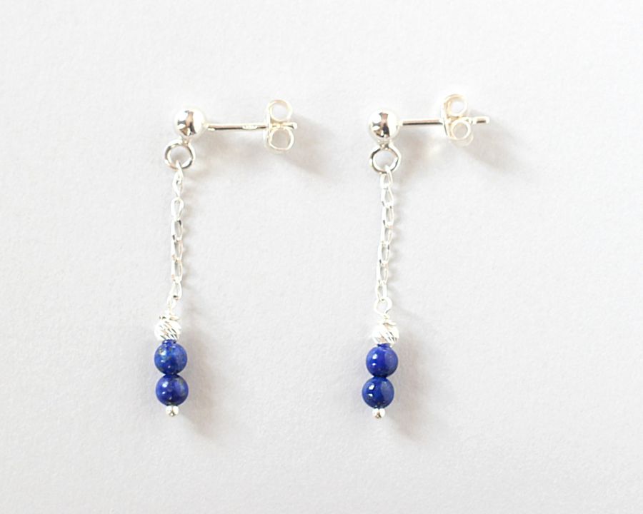 Lapis Lazuli Studs