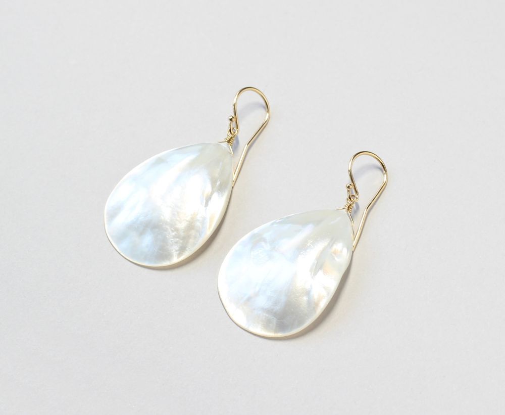 Mother of Pearl teardrop earrings Dublin