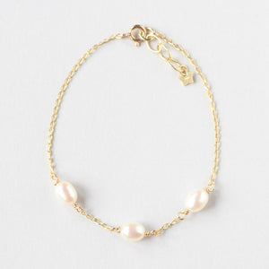 Pearl Gold Bracelet