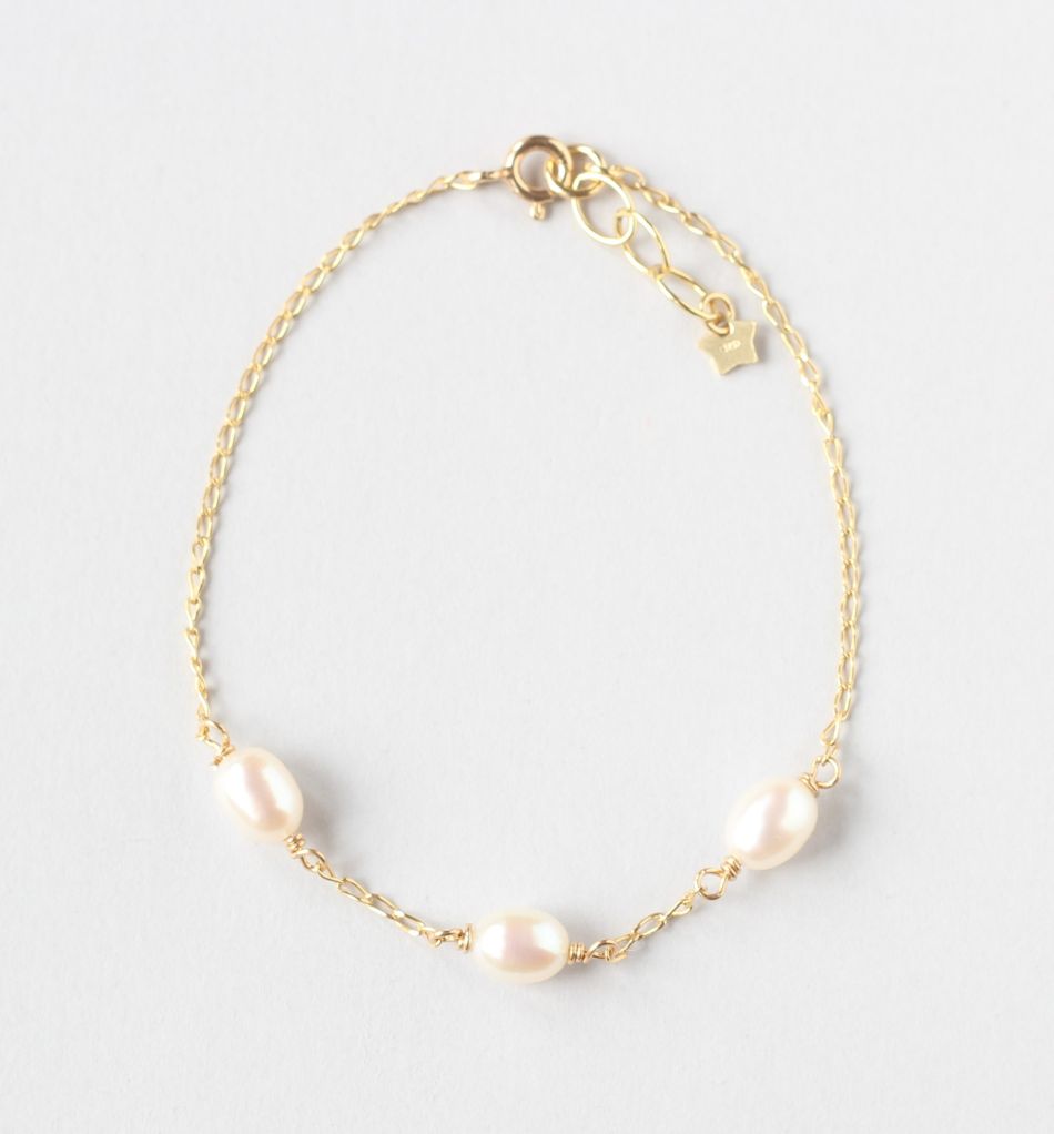 Pearl Gold Bracelet