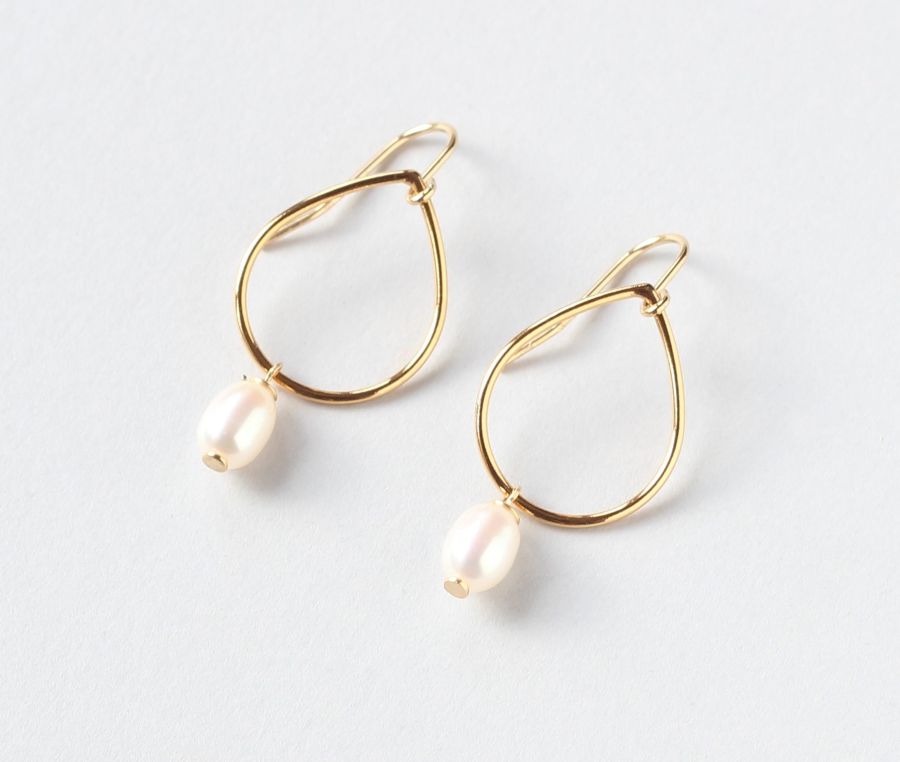 Pearl Gold Earrings Ireland