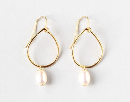 Pearl Gold Earrings