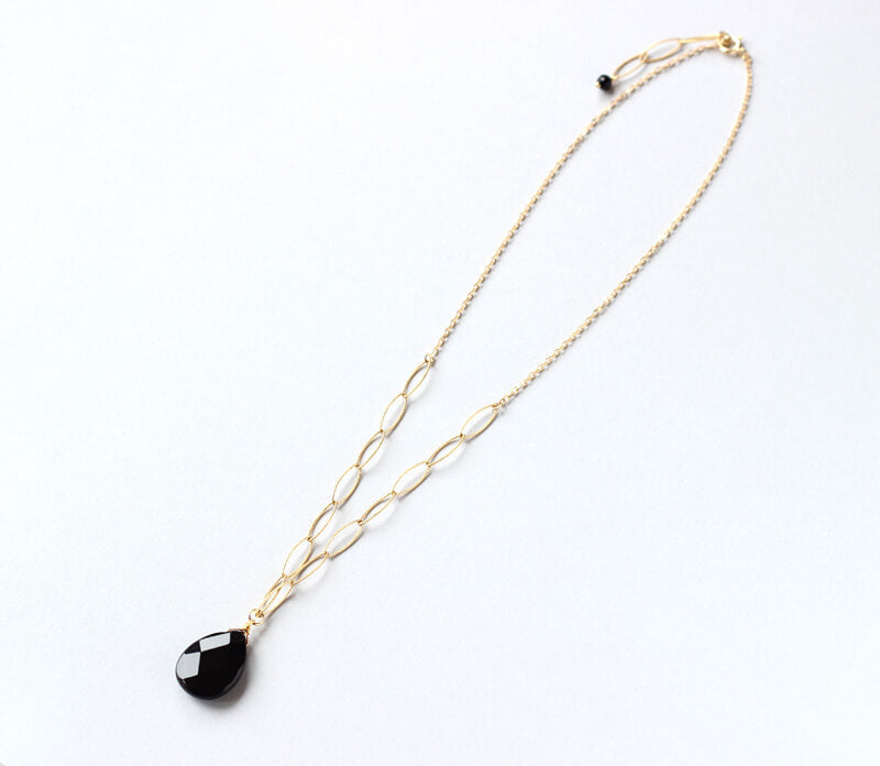 black onyx delicate necklace Dublin