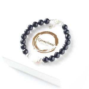black onyx pearl bracelet Ireland