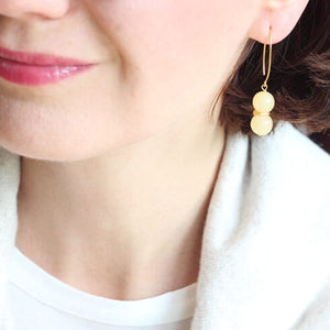 jade earrings styled