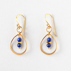 Lapis Lazuli Link Earrings ILgemstones
