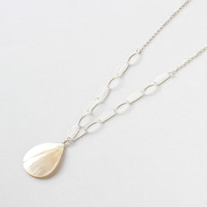 Mother of Pearl Silver Necklace Ireland