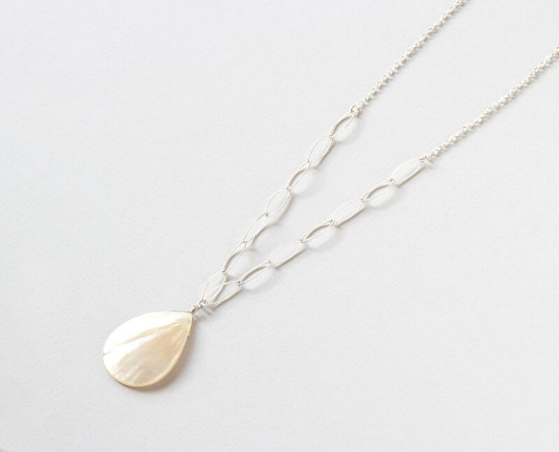 Mother of Pearl Silver Necklace Ireland
