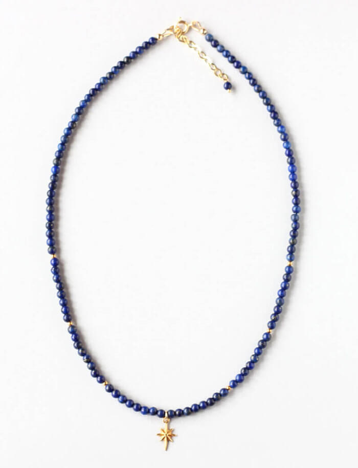north star lapis necklace
