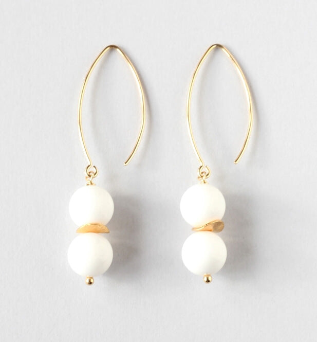 tridacna earrings