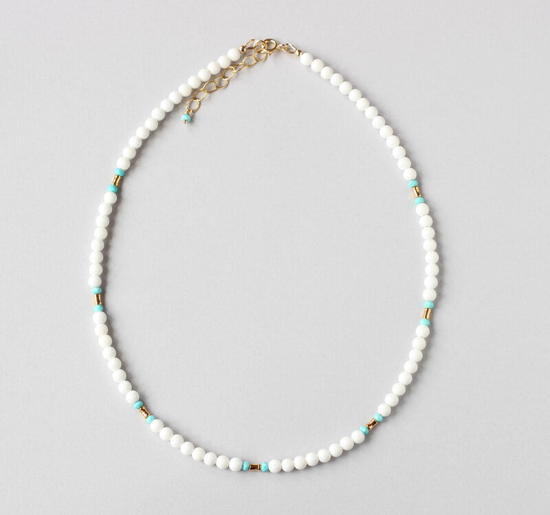 tridacna turquoise necklace